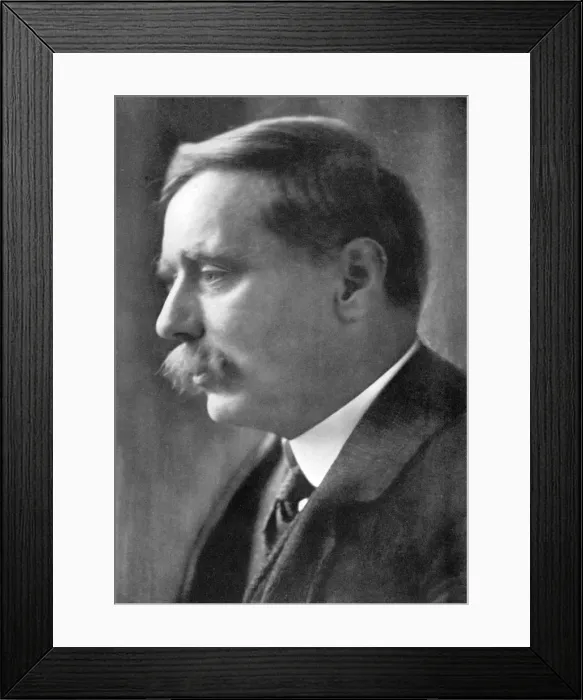 Framed Print : Herbert George Wells, British novelist, 1914. Artist: Emil Otto Hoppe Framed Print : Herbert George Wells, British novelist, 1914. Artist: Emil Otto Hoppe