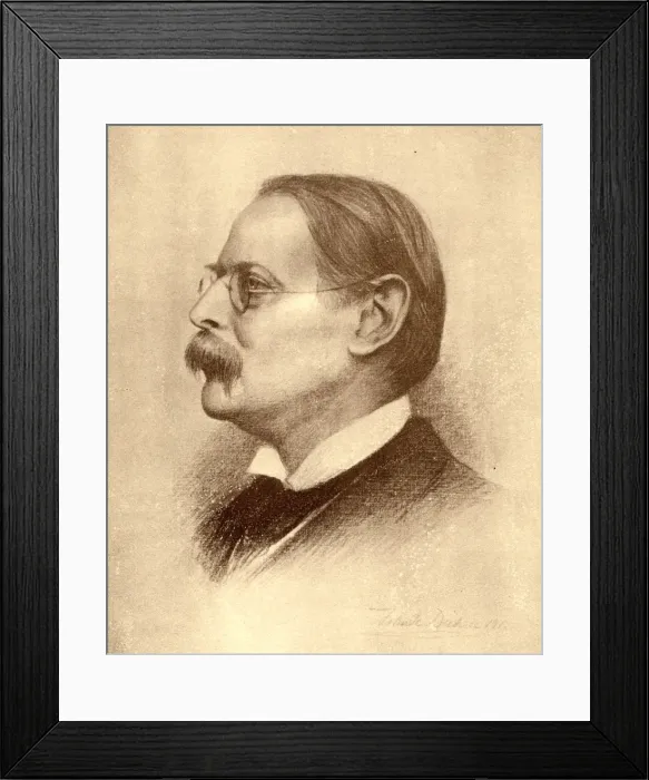 Framed Print : Edmund William Gosse, English poet, author and critic, 1913. Artist: Frank Dicksee Framed Print : Edmund William Gosse, English poet, author and critic, 1913. Artist: Frank Dicksee
