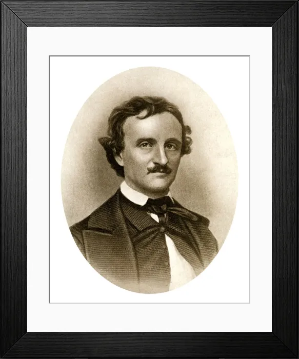 Framed Print : Edgar Allan Poe, American poet, short story writer, editor and critic, (1909) Framed Print : Edgar Allan Poe, American poet, short story writer, editor and critic, (1909)