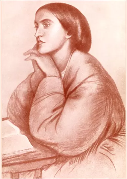 Christina Georgina Rossetti, English poet, (1912). Artist: WA Mansell