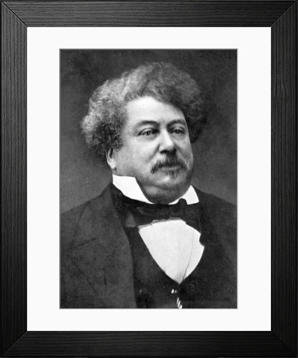 Framed Print : Alexandre Dumas, 19th century French author, (1902) Framed Print : Alexandre Dumas, 19th century French author, (1902)