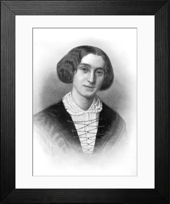 Framed Print : George Eliot, 19th century English novelist, (1902). Artist: Francois d Albert Durade Framed Print : George Eliot, 19th century English novelist, (1902). Artist: Francois d Albert Durade