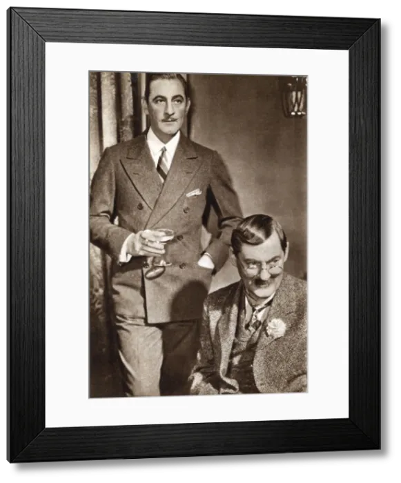 Framed Print : John Barrymore and Lionel Barrymore, American actors, 1933 Framed Print : John Barrymore and Lionel Barrymore, American actors, 1933