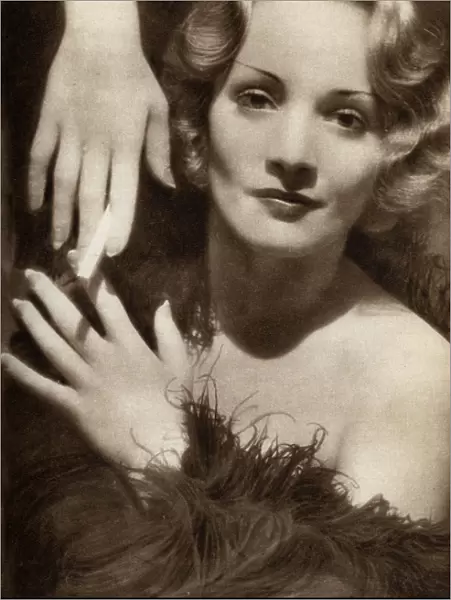 Marlene Dietrich, German-American actress, 1933
