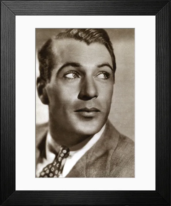 Framed Print : Gary Cooper, American film actor, 1933 Framed Print : Gary Cooper, American film actor, 1933