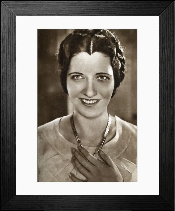 Framed Print : Kay Francis, American actress, 1933 Framed Print : Kay Francis, American actress, 1933