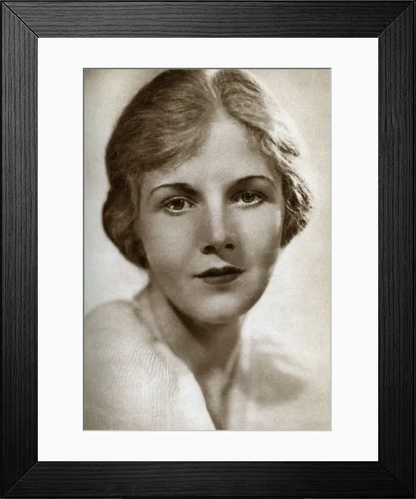 Framed Print : Ann Harding, American actress, 1933