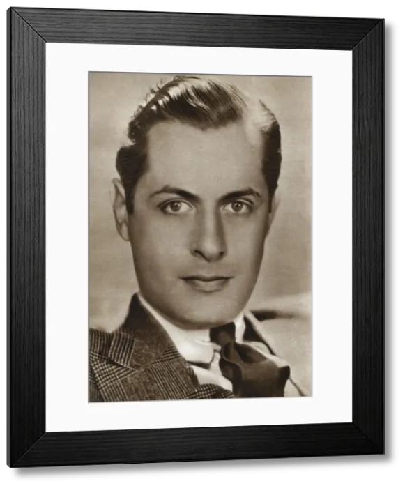 Framed Print : Robert Montgomery, American actor and director, 1933