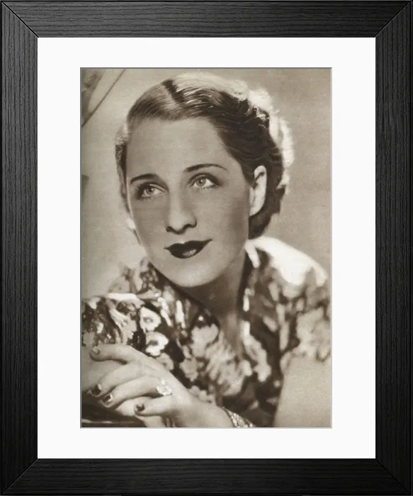 Framed Print : Norma Shearer, Canadian-born actress, 1933 Framed Print : Norma Shearer, Canadian-born actress, 1933