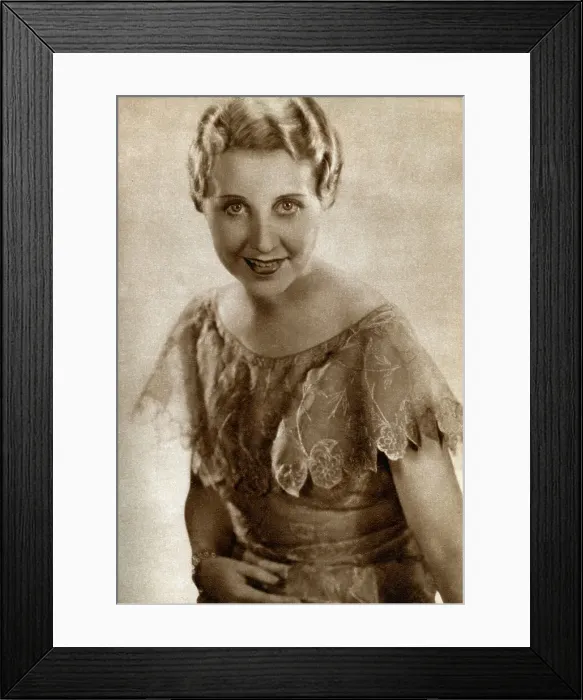 Framed Print : Genevieve Tobin, American actress, 1933 Framed Print : Genevieve Tobin, American actress, 1933