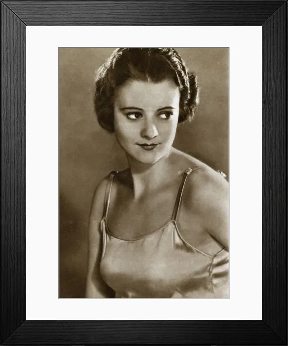 Framed Print : Heather Angel, English film actress, 1933 Framed Print : Heather Angel, English film actress, 1933