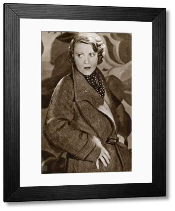 Framed Print : Ruth Chatterton, American actress, 1933 Framed Print : Ruth Chatterton, American actress, 1933