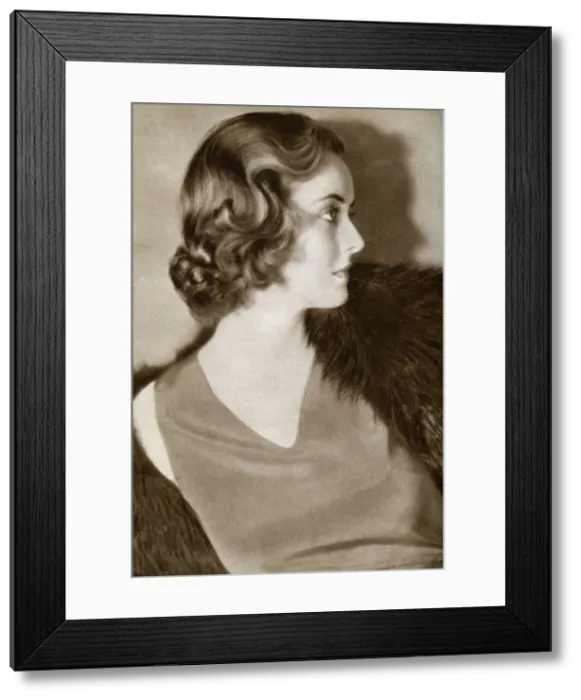 Framed Print : Bette Davis, American actress, 1933 Framed Print : Bette Davis, American actress, 1933