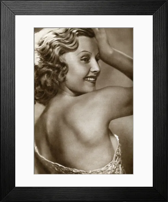 Framed Print : Lilian Harvey, English actress, 1933 Framed Print : Lilian Harvey, English actress, 1933