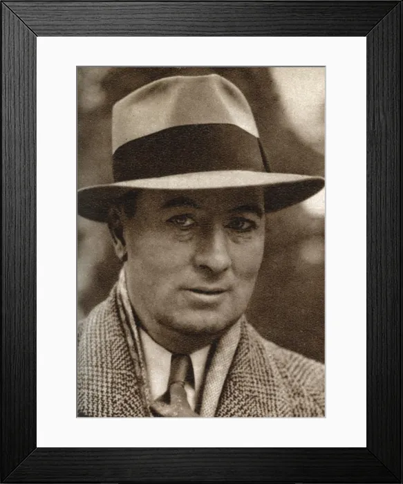 Framed Print : William C McGann, American film director, 1933 Framed Print : William C McGann, American film director, 1933