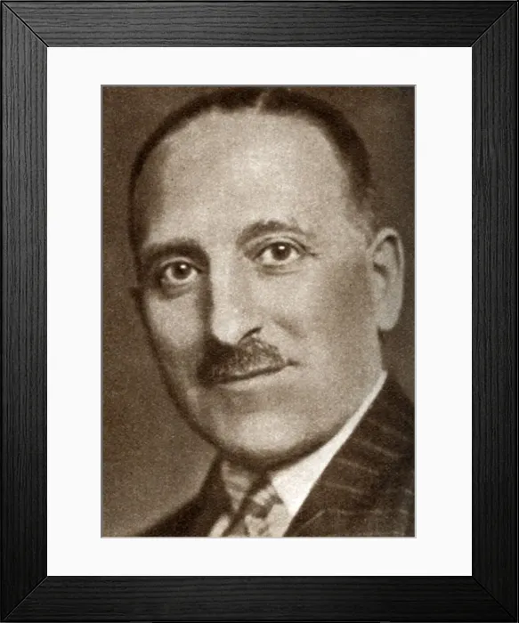 Framed Print : CM Woolf, British film producer, 1933 Framed Print : CM Woolf, British film producer, 1933