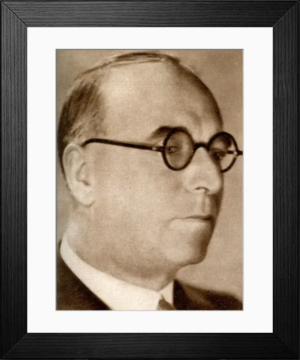 Framed Print : John Maxwell, chairman and managing director of British International Pictures, 1933 Framed Print : John Maxwell, chairman and managing director of British International Pictures, 1933