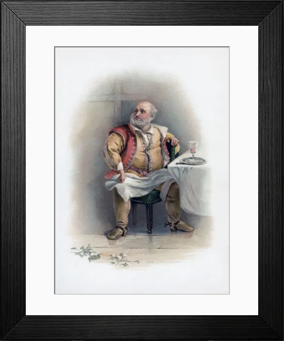 Framed Print : Falstaff, 1891 Framed Print : Falstaff, 1891