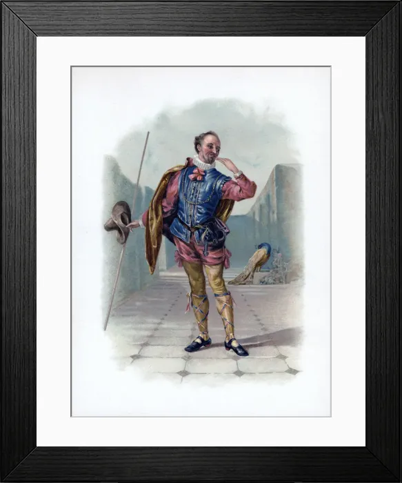 Framed Print : Malvolio, 1891 Framed Print : Malvolio, 1891