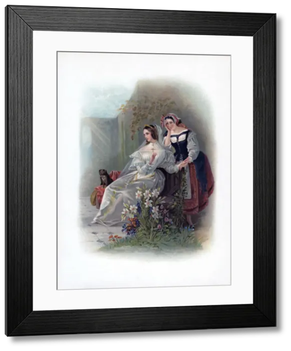 Framed Print : Olivia and Maria, 1891 Framed Print : Olivia and Maria, 1891