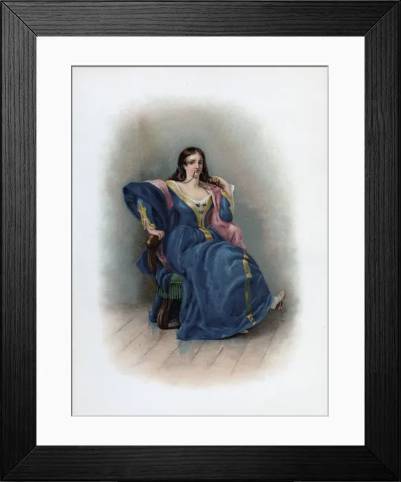 Framed Print : Katharine, 1891 Framed Print : Katharine, 1891