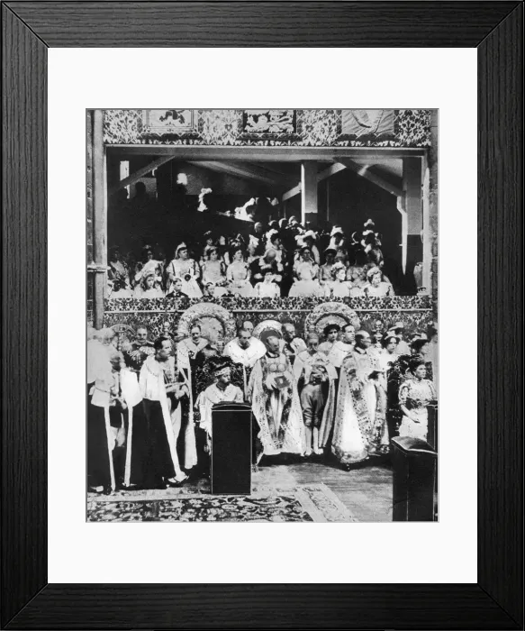 Framed Print : The coronation of King George V, Westminster Abbey, 22 June 1911 Framed Print : The coronation of King George V, Westminster Abbey, 22 June 1911