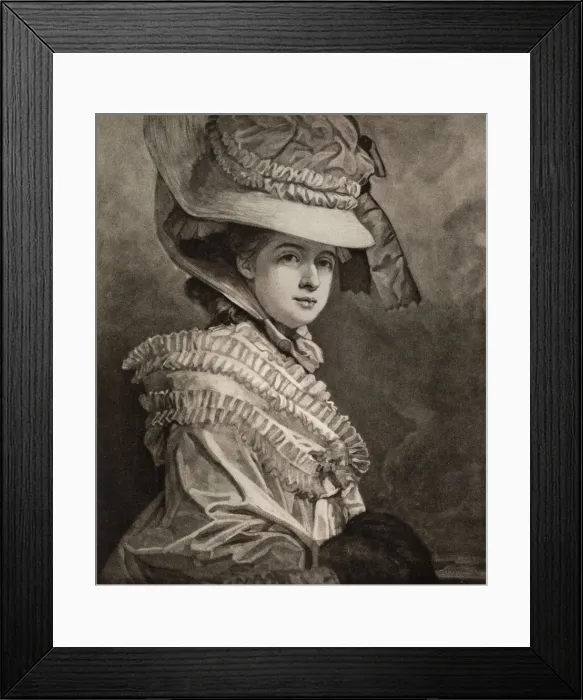 Framed Print : Miss Cumberland, late 18th century, (1912). Artist: George Romney Framed Print : Miss Cumberland, late 18th century, (1912). Artist: George Romney