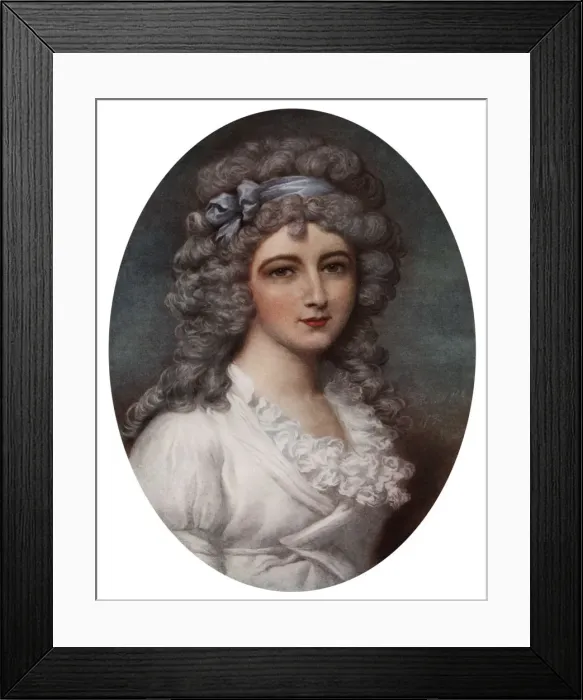 Framed Print : Portrait of a Young Lady, (1913). Artist: L Busiere Framed Print : Portrait of a Young Lady, (1913). Artist: L Busiere