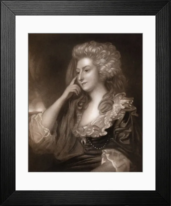 Framed Print : Mrs Fitzherbert, 1913. Artist: J Scott Framed Print : Mrs Fitzherbert, 1913. Artist: J Scott