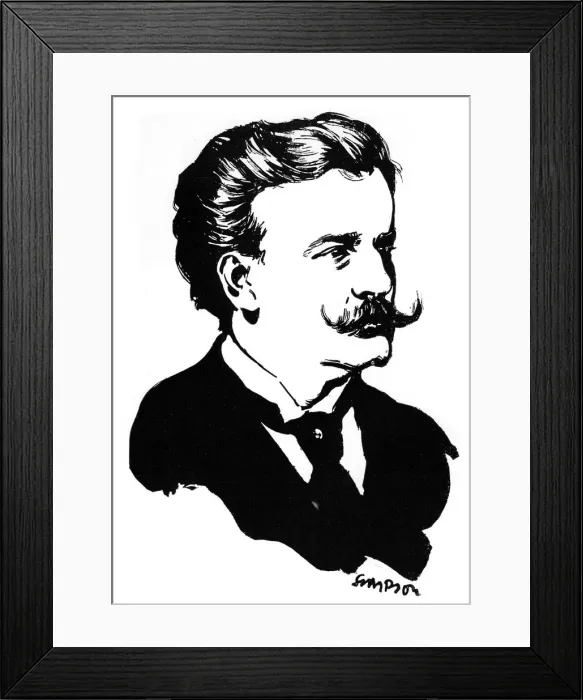 Framed Print : Moriz Rosenthal, Polish-American pianist, 1912. Artist: Joseph Simpson Framed Print : Moriz Rosenthal, Polish-American pianist, 1912. Artist: Joseph Simpson