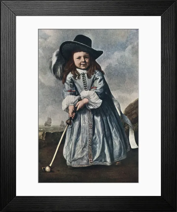 Framed Print : The Girl Golfer, c1650, (1912). Artist: Aelbert Cuyp Framed Print : The Girl Golfer, c1650, (1912). Artist: Aelbert Cuyp