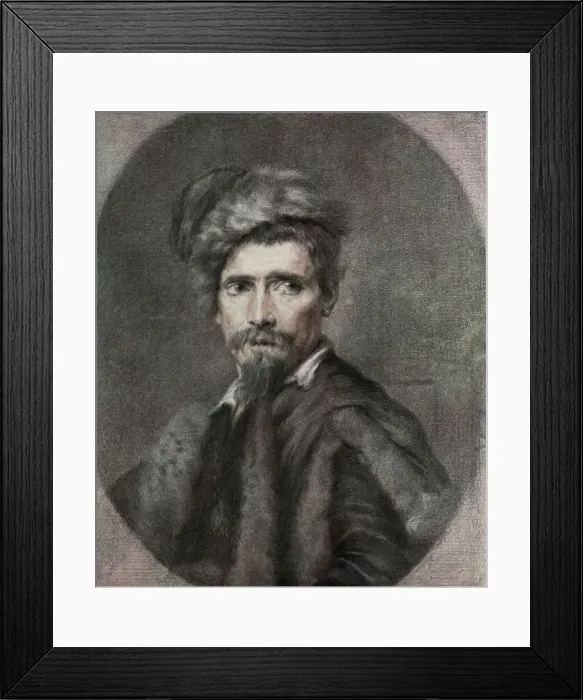Framed Print : Portrait of a Man, 17th century, (1912). Artist: C Hutin Framed Print : Portrait of a Man, 17th century, (1912). Artist: C Hutin