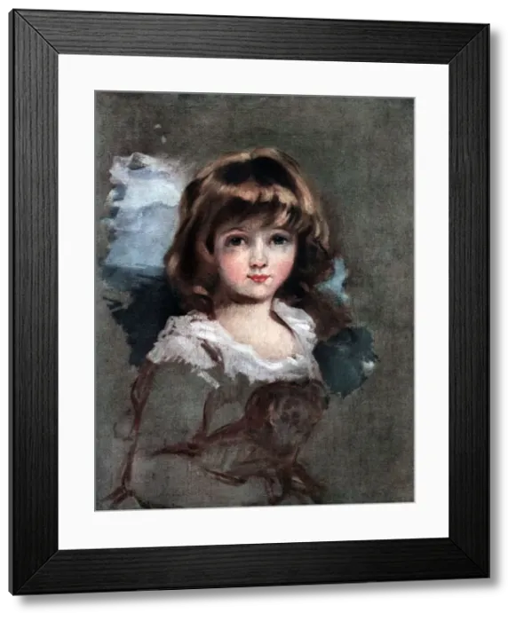 Framed Print : Miss Hartington, late 18th-early 19th century, (1913). Artist: Thomas Lawrence Framed Print : Miss Hartington, late 18th-early 19th century, (1913). Artist: Thomas Lawrence