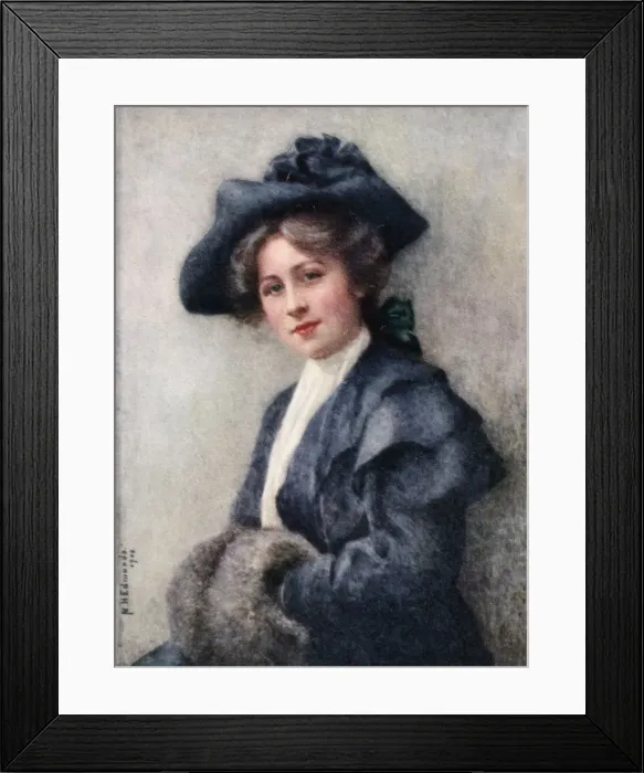 Framed Print : Eileen, Daughter of Henry Marshall, 1913. Artist: N H Edmunds Framed Print : Eileen, Daughter of Henry Marshall, 1913. Artist: N H Edmunds