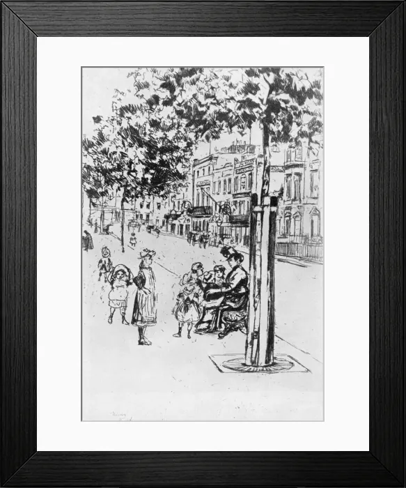 Framed Print : Chelsea Children, 1913. Artist: Theodore Roussel Framed Print : Chelsea Children, 1913. Artist: Theodore Roussel