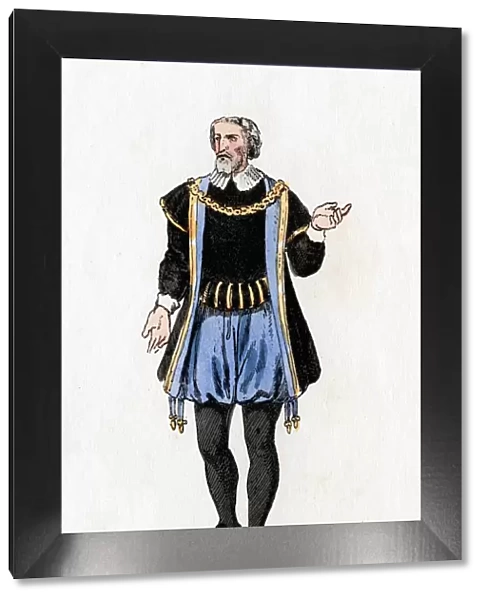 Griffith, costume design for Shakespeares play, Henry VIII, 19th century