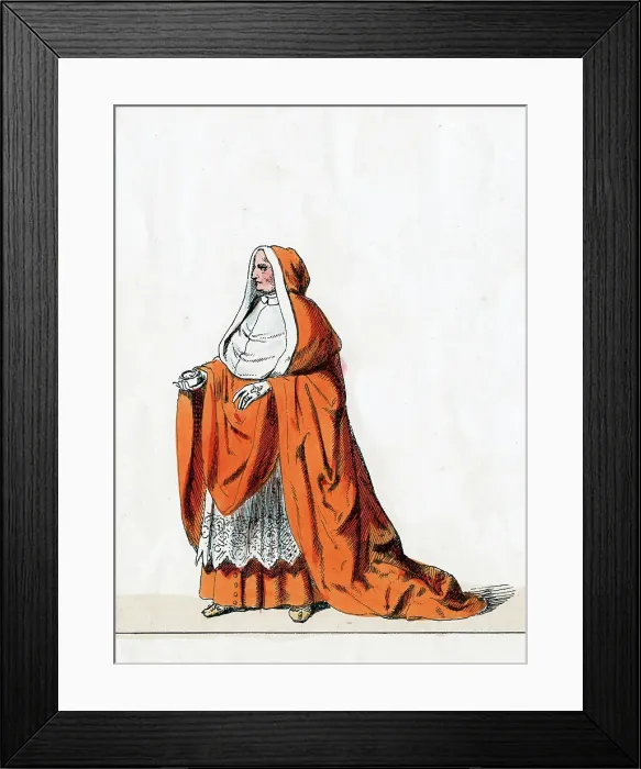 Framed Print : Cardinal Wolsey, costume design for Shakespeares play, Henry VIII, 19th century Framed Print : Cardinal Wolsey, costume design for Shakespeares play, Henry VIII, 19th century