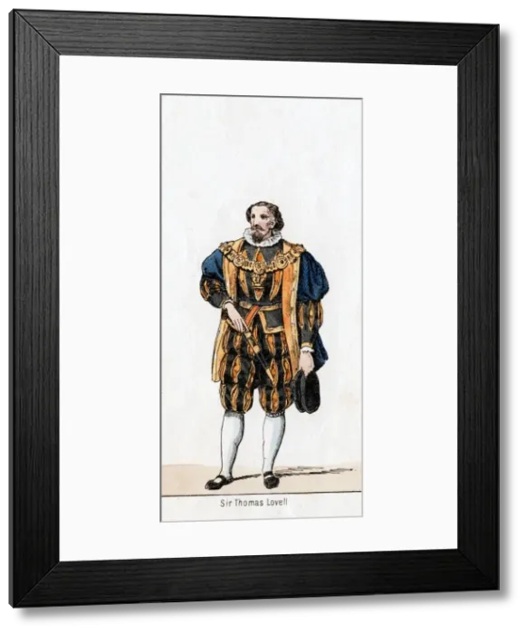 Framed Print : Sir Thomas Lovell, costume design for Shakespeares play, Henry VIII, 19th century Framed Print : Sir Thomas Lovell, costume design for Shakespeares play, Henry VIII, 19th century