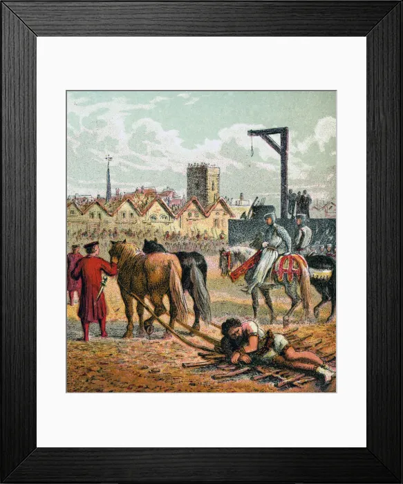 Framed Print : Wallace Executed, 1305, (c1850) Framed Print : Wallace Executed, 1305, (c1850)