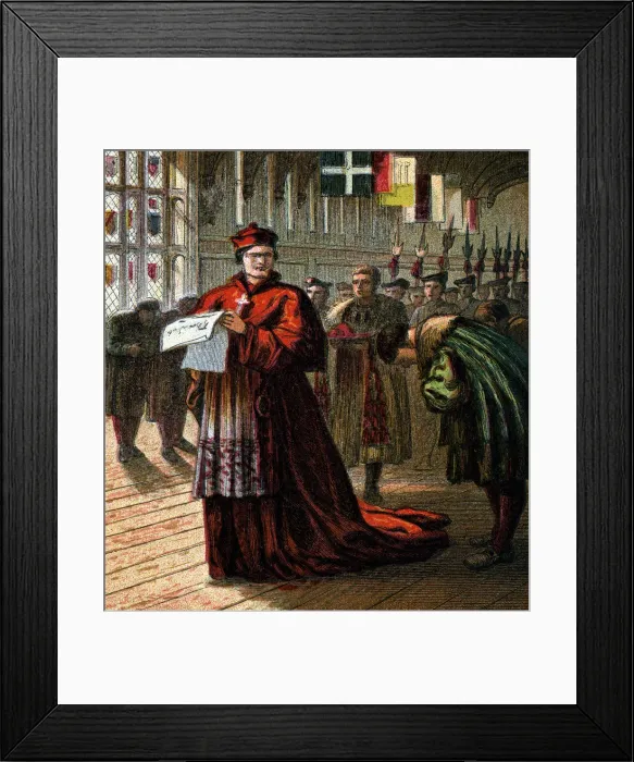 Framed Print : Cardinal Wolsey, (c1850) Framed Print : Cardinal Wolsey, (c1850)