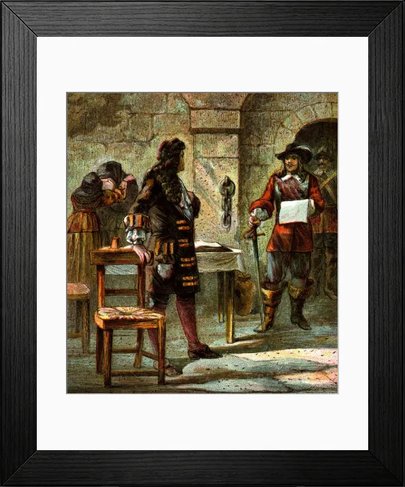 Framed Print : Lord William Russell Condemned, 1683, (c1850) Framed Print : Lord William Russell Condemned, 1683, (c1850)