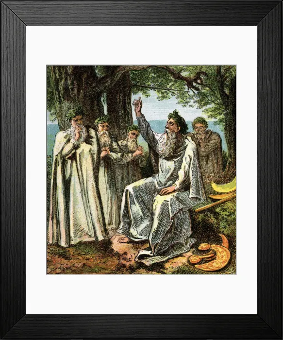 Framed Print : Druids, Or British Priests, (c1850) Framed Print : Druids, Or British Priests, (c1850)