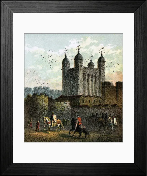 Framed Print : The Tower Of London, (c1850) Framed Print : The Tower Of London, (c1850)