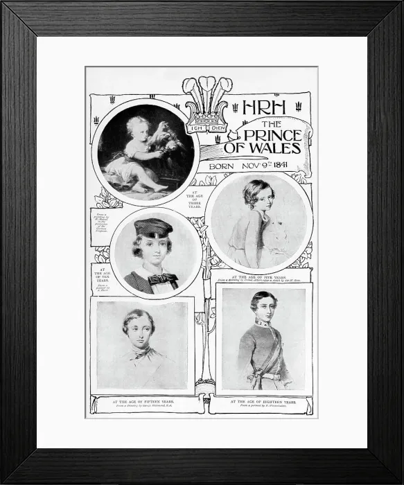 Framed Print : Prince Albert Edward, c1859 Framed Print : Prince Albert Edward, c1859