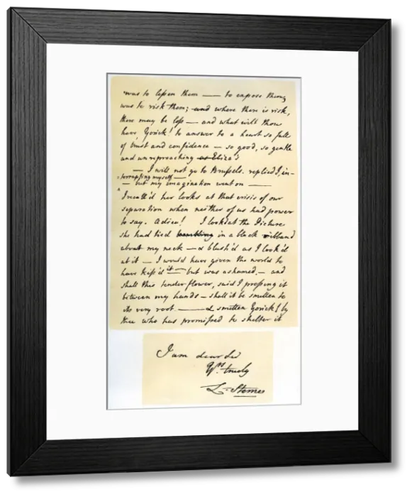 Framed Print : A Sentimental Journey through France and Italy, 1767. Artist: Laurence Sterne Framed Print : A Sentimental Journey through France and Italy, 1767. Artist: Laurence Sterne