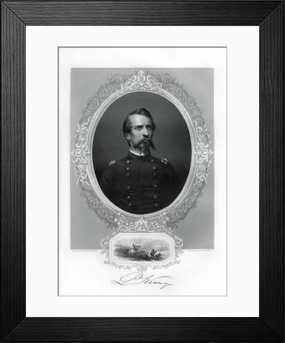 Framed Print : General Philip Kearny, US Army officer, 1862-1867 Framed Print : General Philip Kearny, US Army officer, 1862-1867