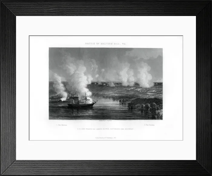Framed Print : The Battle of Malvern Hill, Virginia, 1 July 1862 (1862-1867) Framed Print : The Battle of Malvern Hill, Virginia, 1 July 1862 (1862-1867)