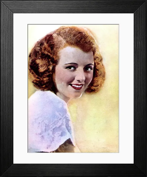 Framed Print : Janet Gaynor, American actress, 1934-1935 Framed Print : Janet Gaynor, American actress, 1934-1935