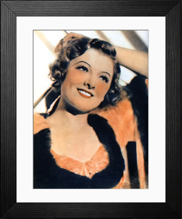 Framed Print : Myrna Loy, American actress, 1934-1935 Framed Print : Myrna Loy, American actress, 1934-1935
