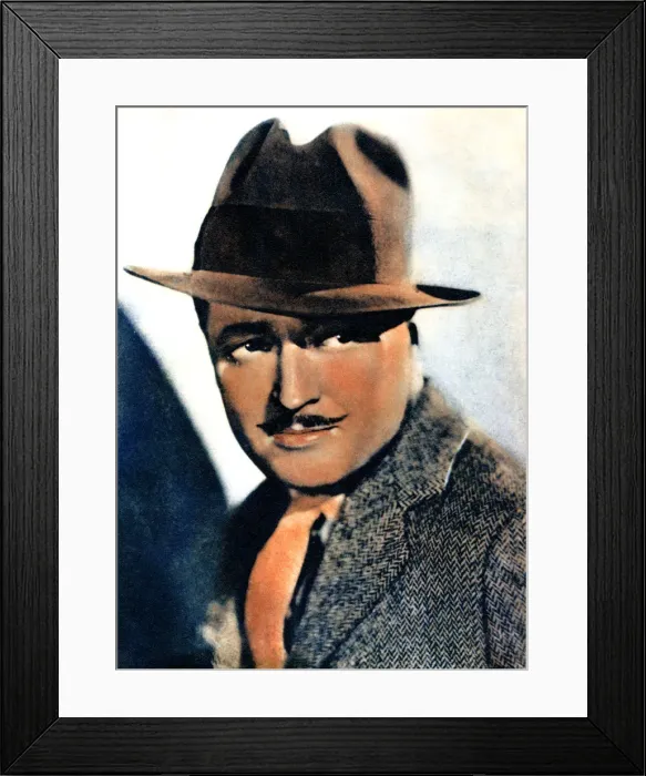 Framed Print : Edmund Lowe, American actor, 1934-1935 Framed Print : Edmund Lowe, American actor, 1934-1935